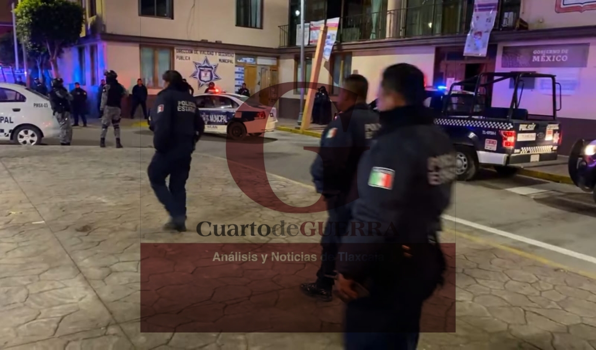 Presuntos talamontes emboscan y agreden a policías municipales de Tetlanohcan